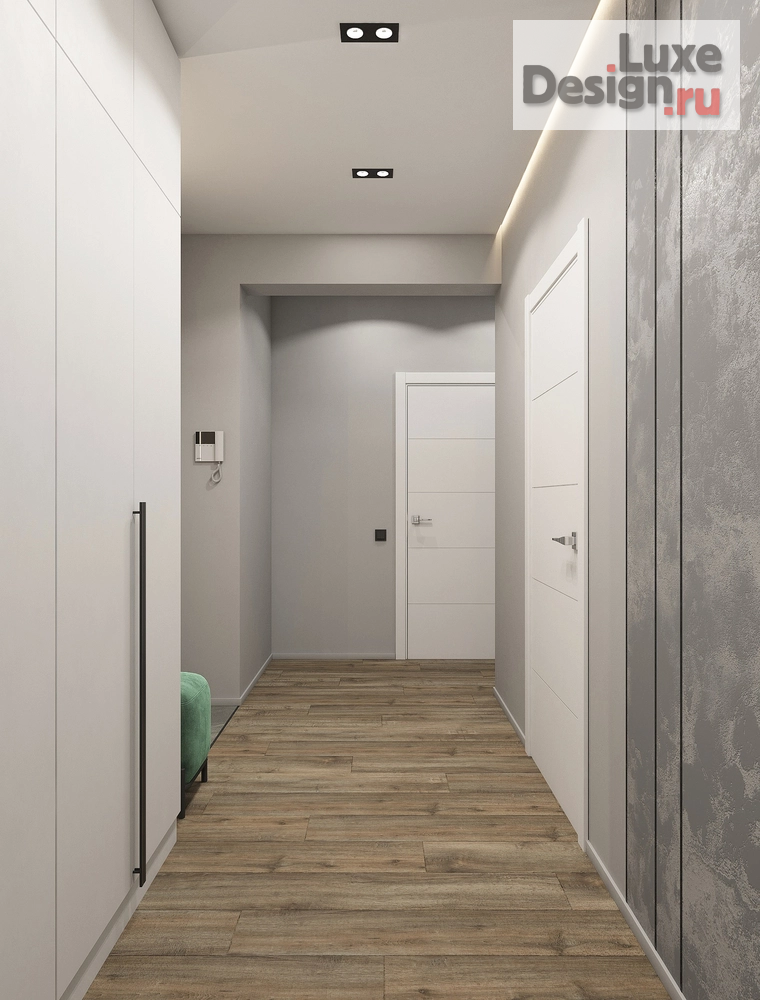 Дизайн интерьера трехкомнатной квартиры "Интерьер квартиры В Южно-Сахалинске 77м.кв " (фото 21)