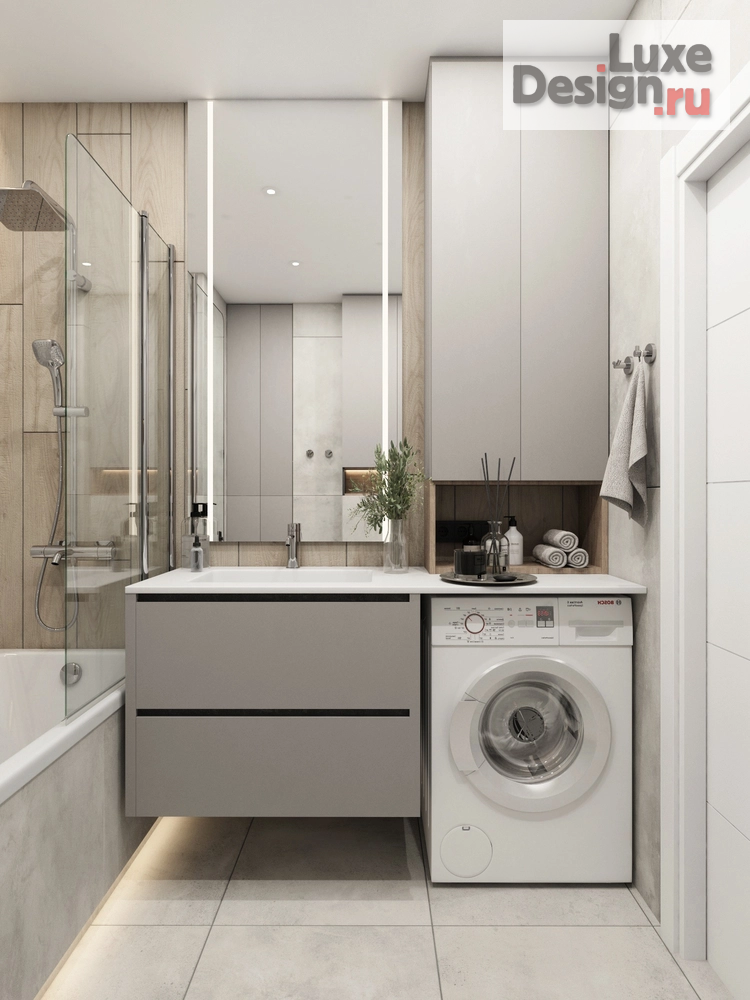 Дизайн интерьера трехкомнатной квартиры "Интерьер квартиры В Южно-Сахалинске 77м.кв " (фото 27)