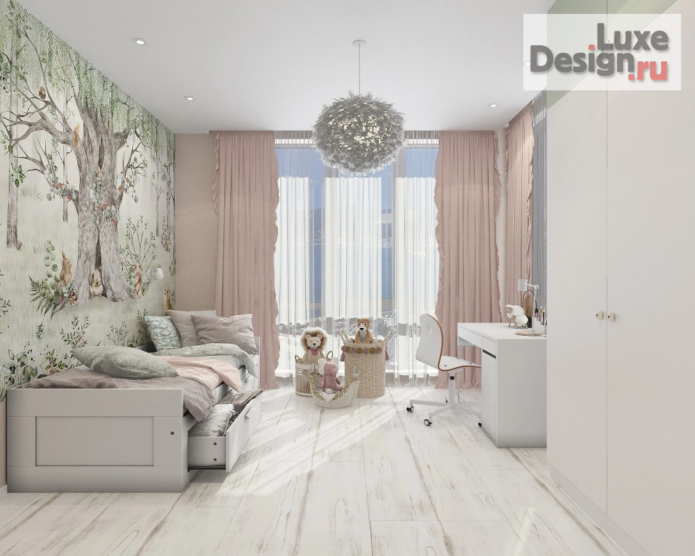 Дизайн интерьера квартиры ""Девичий уголок на берегу моря" г.Новороссийск" (фото 9)