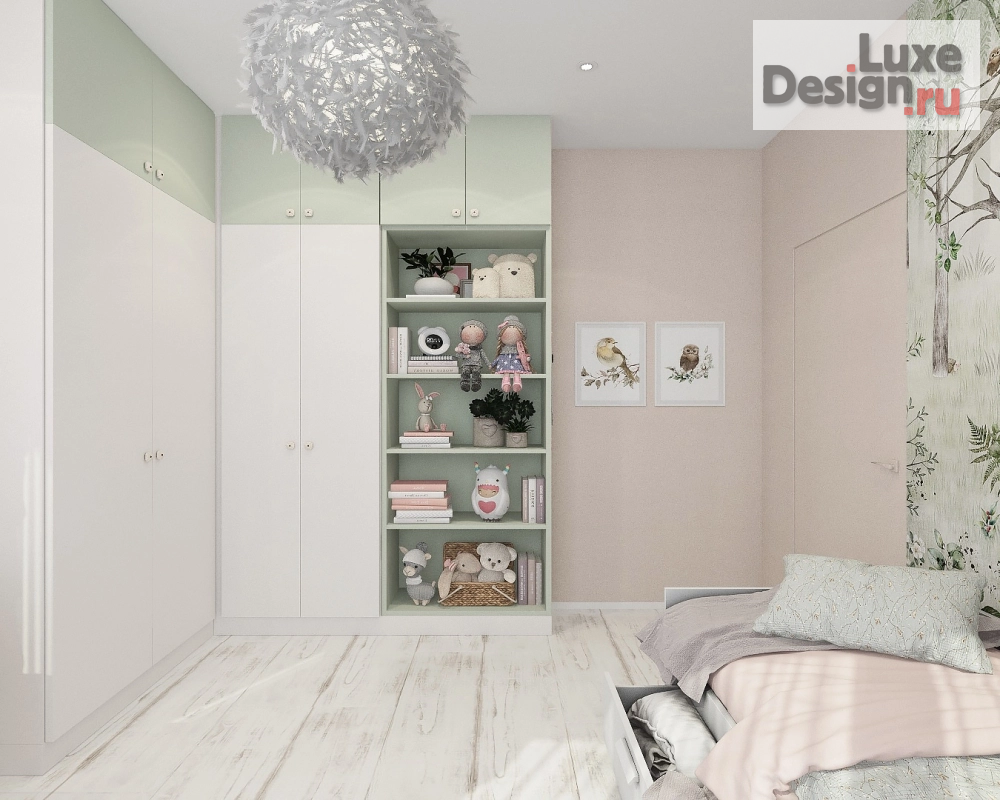 Дизайн интерьера квартиры ""Девичий уголок на берегу моря" г.Новороссийск" (фото 12)