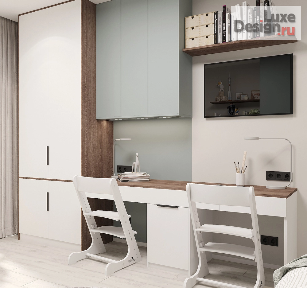 Дизайн интерьера трехкомнатной квартиры "Квартира ЖК Березки " (фото 10)