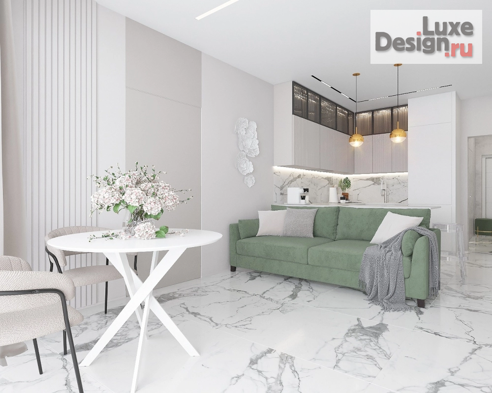 Дизайн интерьера квартиры ""Девичий уголок на берегу моря" г.Новороссийск" (фото 7)