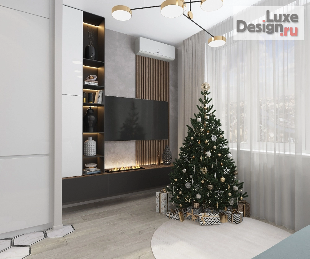 Дизайн интерьера трехкомнатной квартиры "Стильная квартира на Сахалине "ЖК Авангард"" (фото 6)