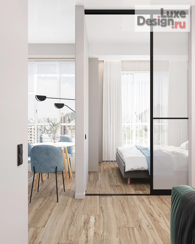 Дизайн интерьера квартиры студии "Интерьер "Море рядом"" (фото 5)