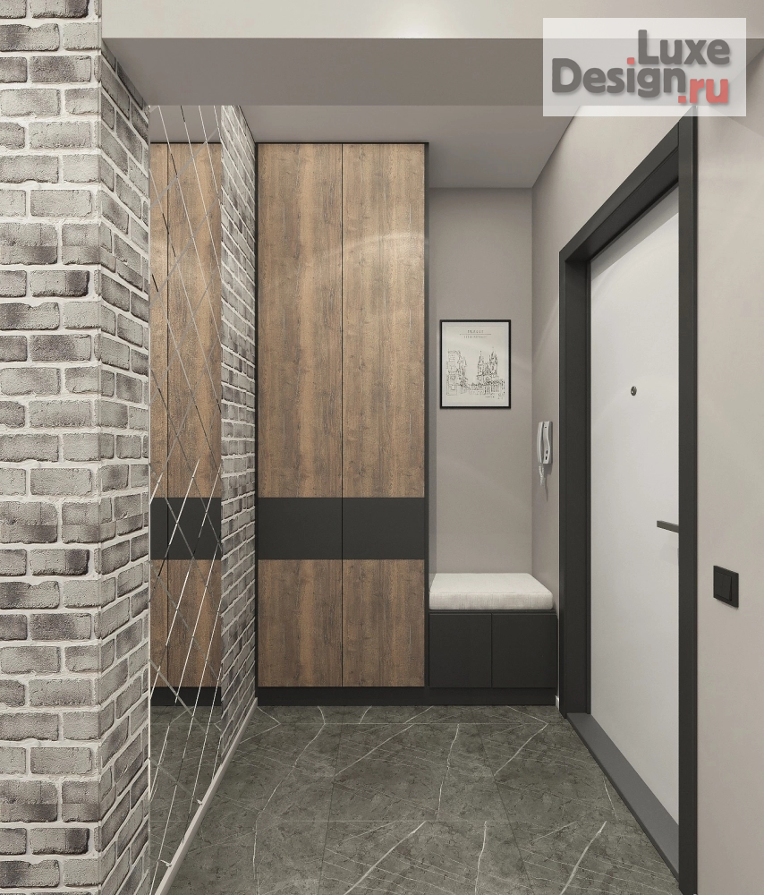 Дизайн интерьера трехкомнатной квартиры "Стильная квартира на Сахалине "ЖК Авангард"" (фото 13)