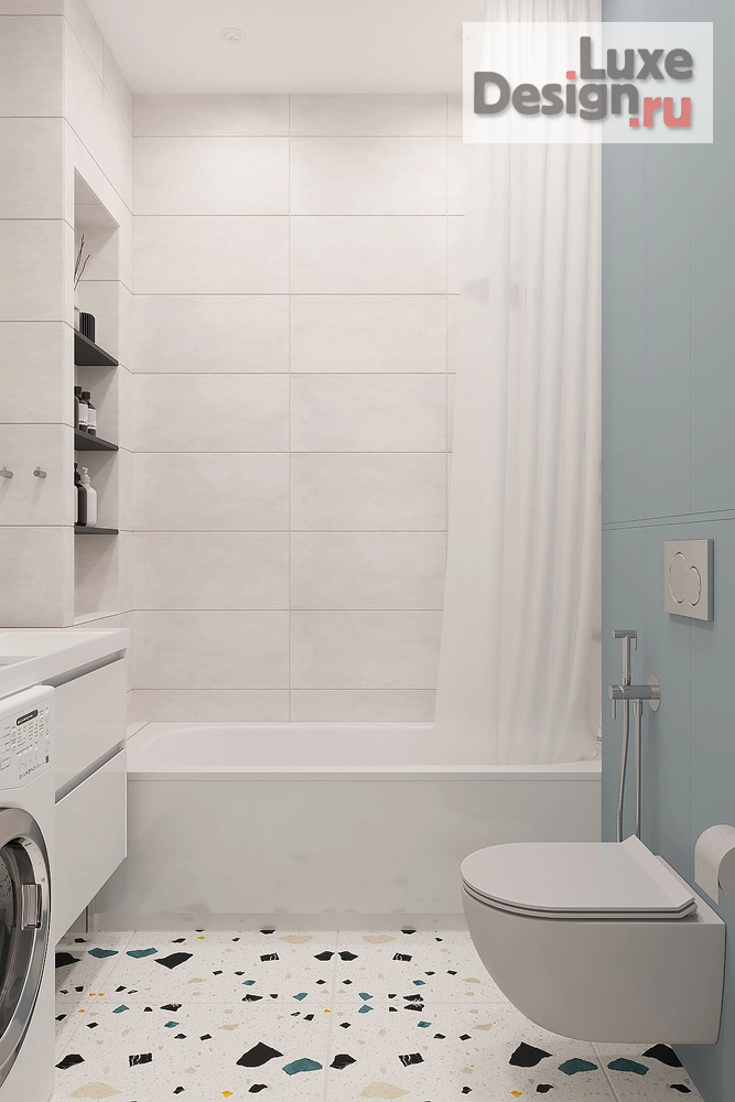 Дизайн интерьера квартиры студии "Интерьер "Море рядом"" (фото 13)