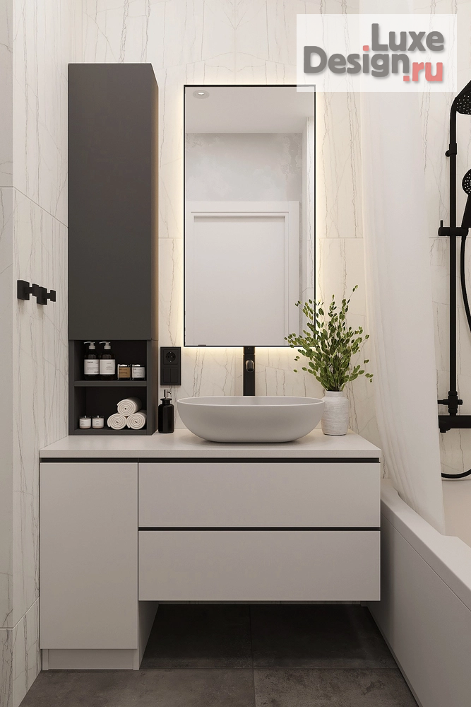 Дизайн интерьера трехкомнатной квартиры "Квартира ЖК Березки " (фото 21)