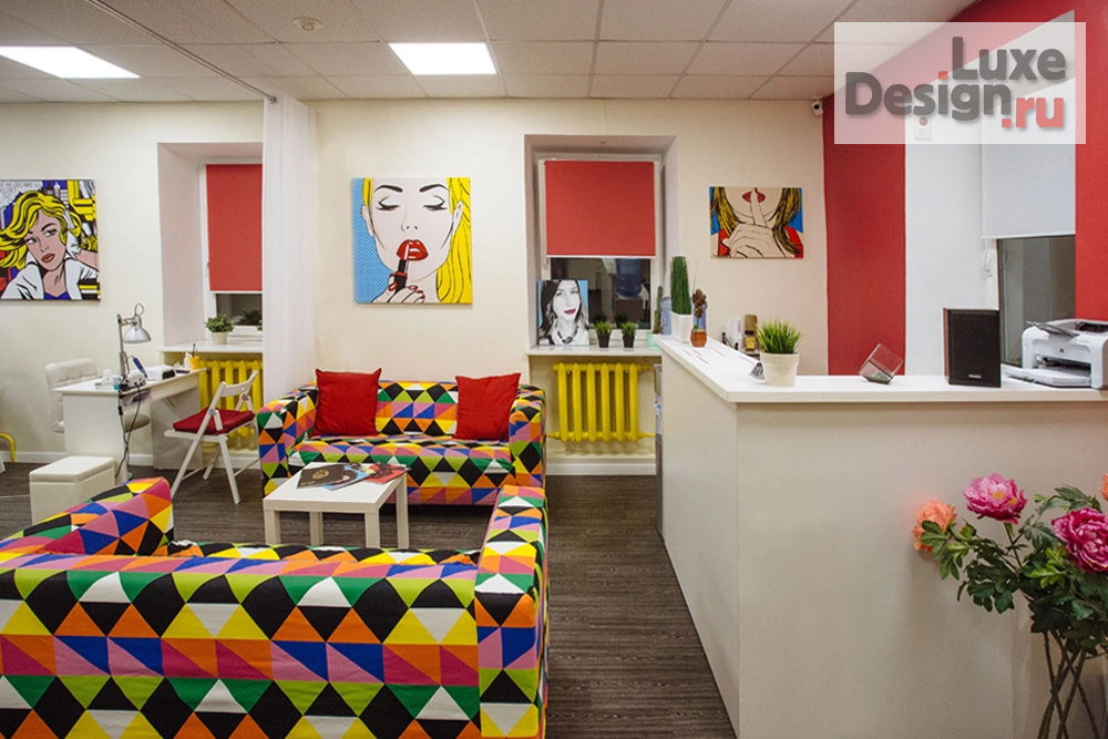 Дизайн интерьера салона красоты "Реализация интерьера для студии красоты "Shabalina nails"." (фото 1)