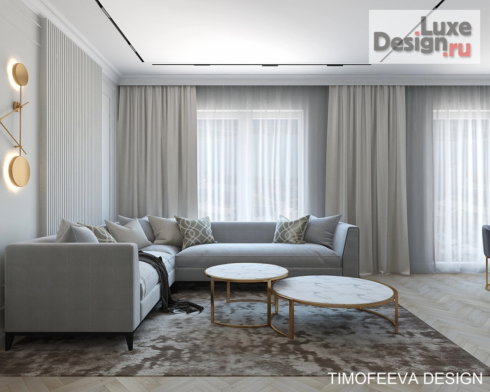 Дизайн интерьера двухкомнатной квартиры "Квартира для молодой пары" (фото 6)