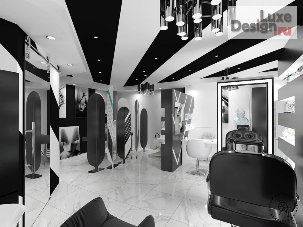 Дизайн интерьера салона красоты "Студия красоты "Сафит" в г. Москва" (фото 7)
