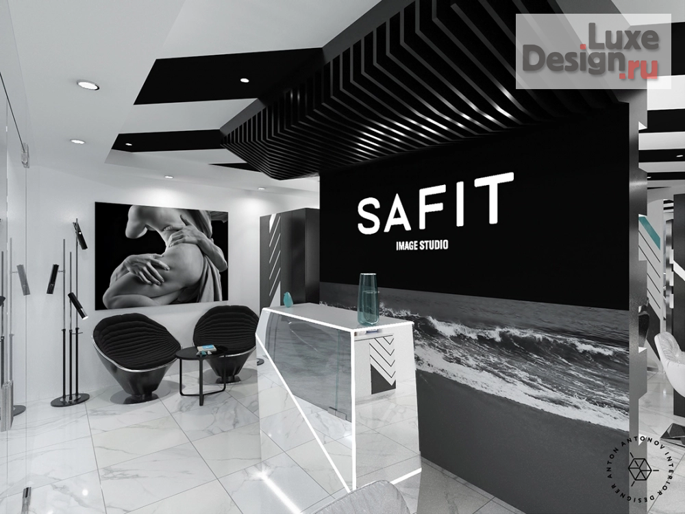 Дизайн интерьера салона красоты "Студия красоты "Сафит" в г. Москва" (фото 6)