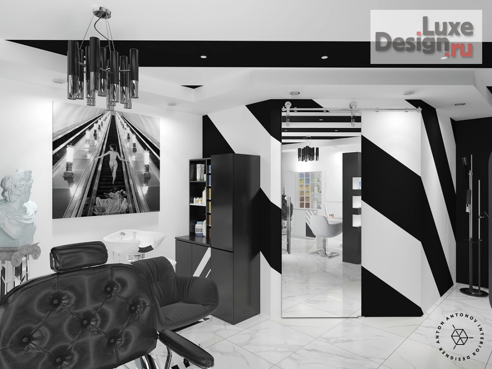 Дизайн интерьера салона красоты "Студия красоты "Сафит" в г. Москва" (фото 3)