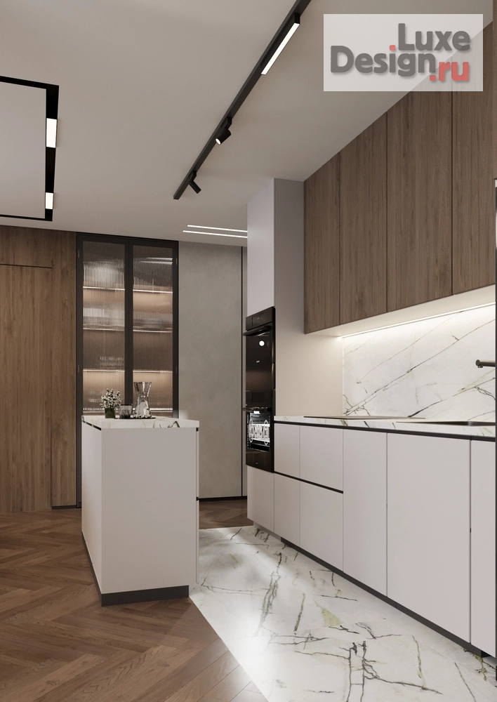 Дизайн интерьера трехкомнатной квартиры "Квартира ЖК Амурский квартал " (фото 7)