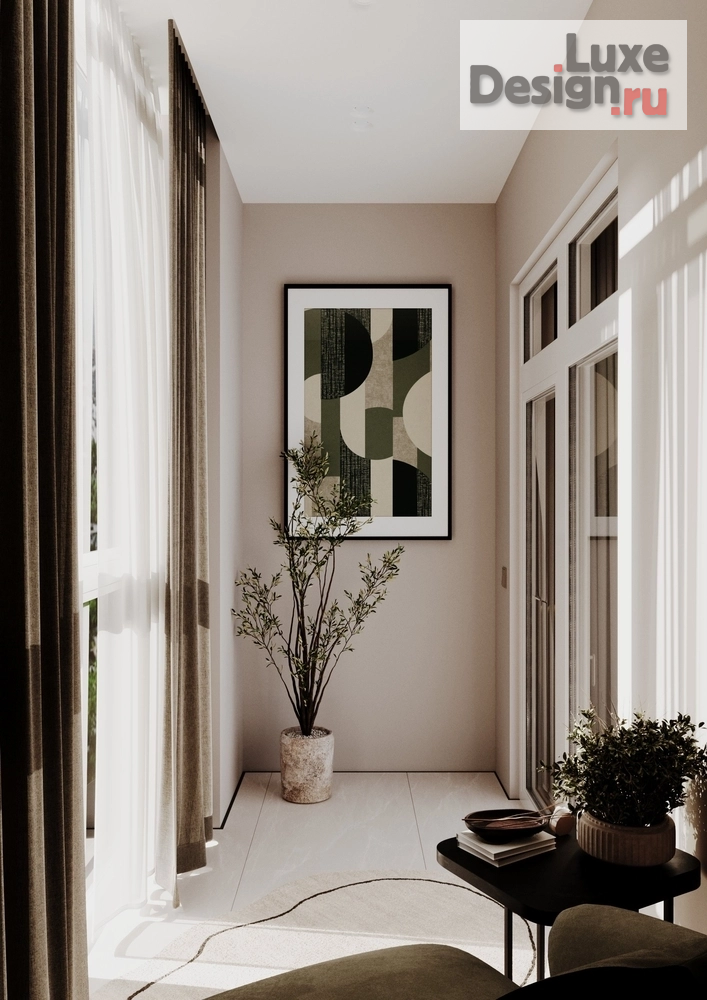 Дизайн интерьера двухкомнатной квартиры "Квартира под сдачу в ЖК Культура Классика . 44,3 кв.м" (фото 6)