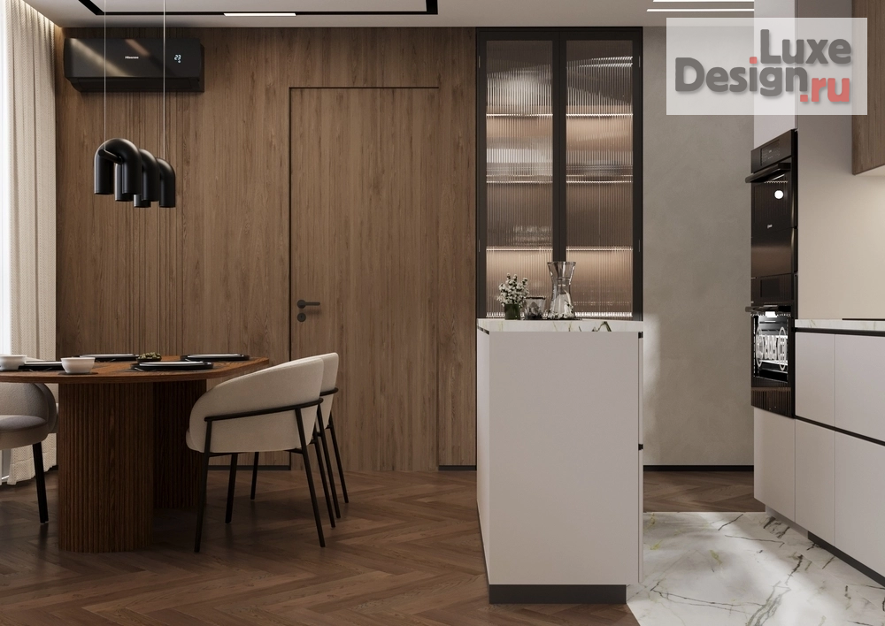 Дизайн интерьера трехкомнатной квартиры "Квартира ЖК Амурский квартал " (фото 8)