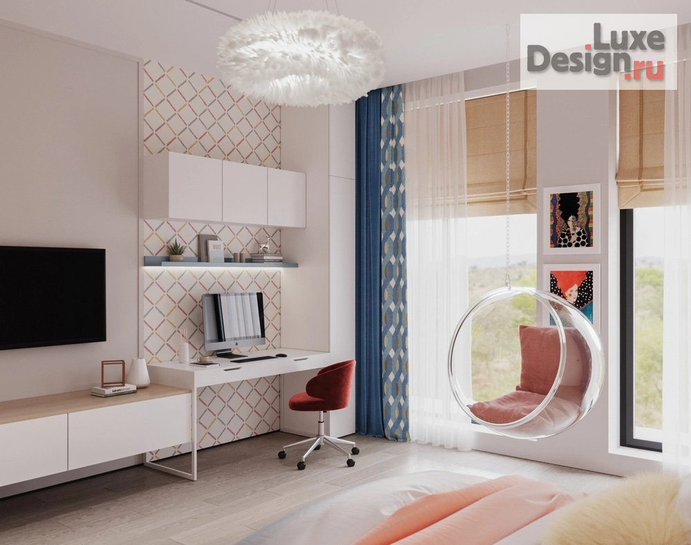 Дизайн интерьера коттеджа "Представляем вашему вниманию двухэтажный коттедж/" (фото 50)