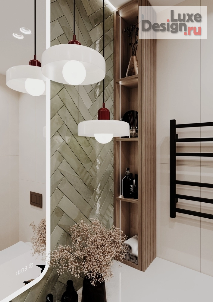 Дизайн интерьера двухкомнатной квартиры "Квартира под сдачу в ЖК Культура Классика . 44,3 кв.м" (фото 11)