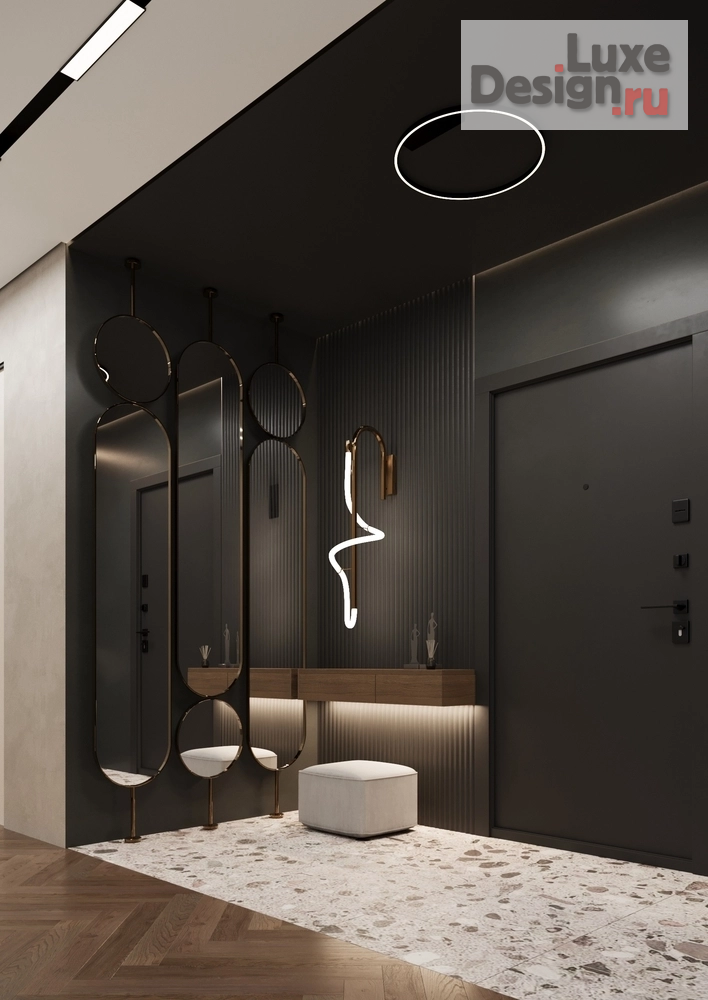 Дизайн интерьера трехкомнатной квартиры "Квартира ЖК Амурский квартал " (фото 3)