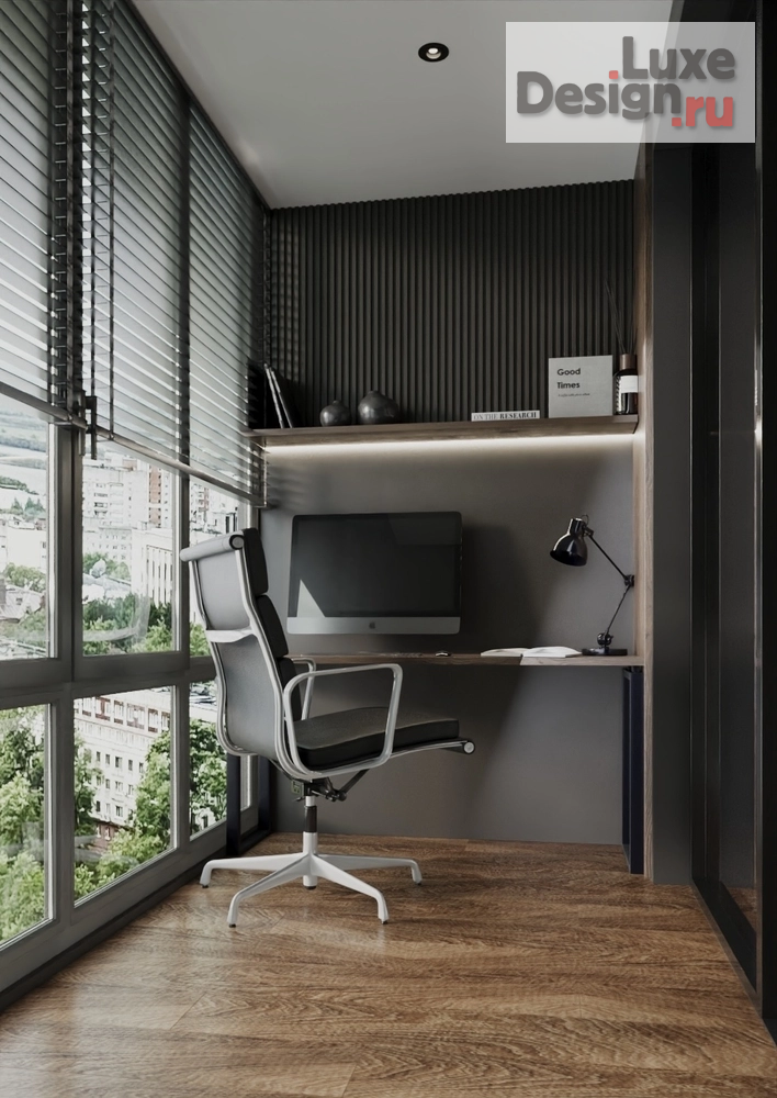 Дизайн интерьера двухкомнатной квартиры "Дизайн интерьера квартиры ЖК Грин" (фото 7)