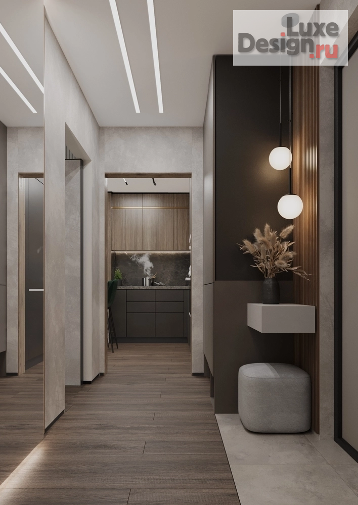 Дизайн интерьера двухкомнатной квартиры "Дизайн интерьера квартиры ЖК Грин" (фото 9)