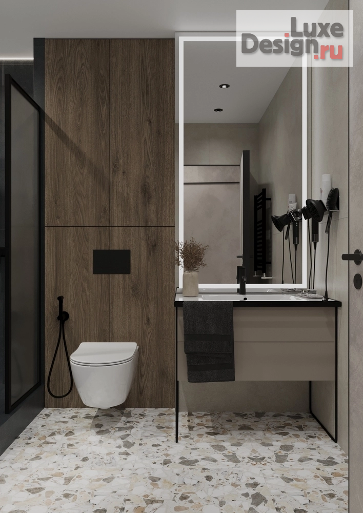 Дизайн интерьера двухкомнатной квартиры "Дизайн интерьера квартиры ЖК Грин" (фото 10)