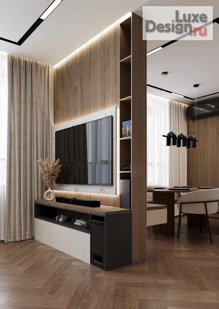 Дизайн интерьера трехкомнатной квартиры "Квартира ЖК Амурский квартал " (фото 6)