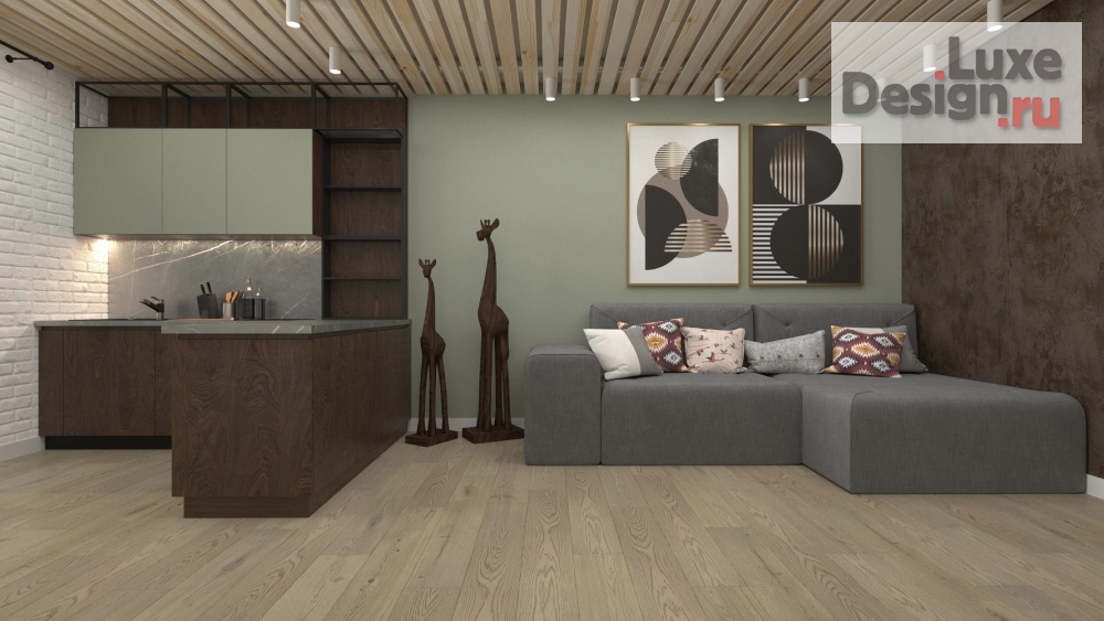 Дизайн интерьера однокомнатной квартиры "Квартира по ул. Шеронова" (фото 4)