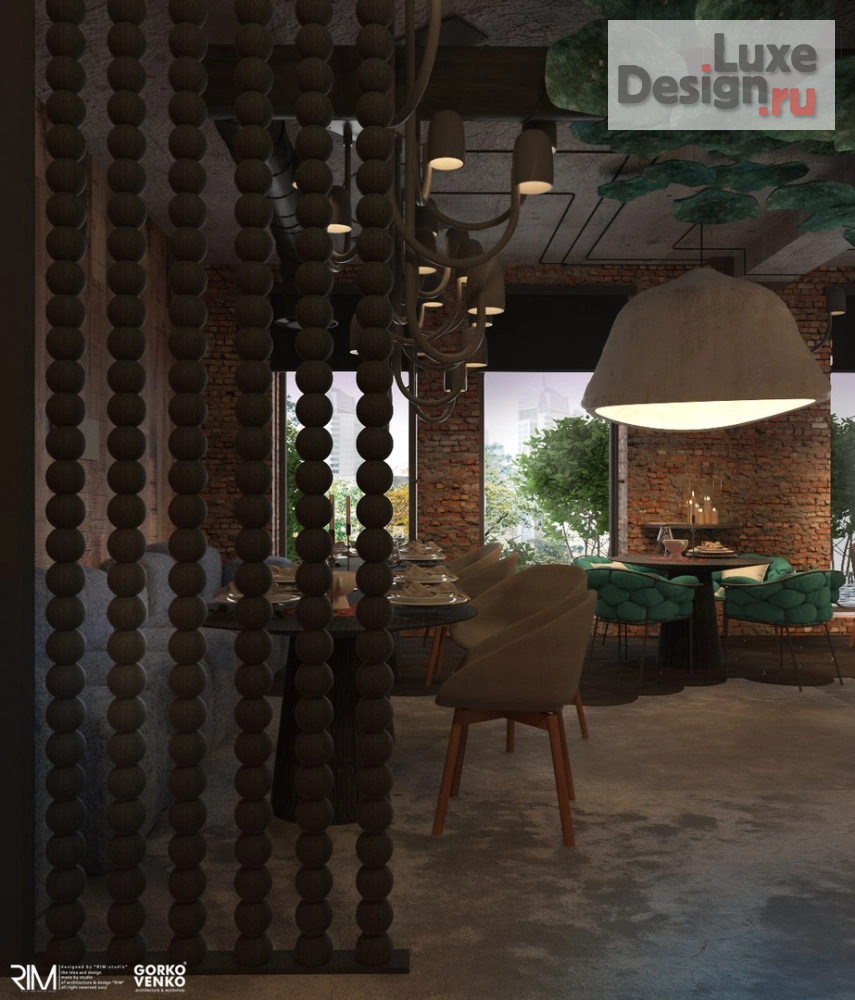 Дизайн интерьера ресторана "Проект ресторана "Аврора и Лис" " (фото 3)