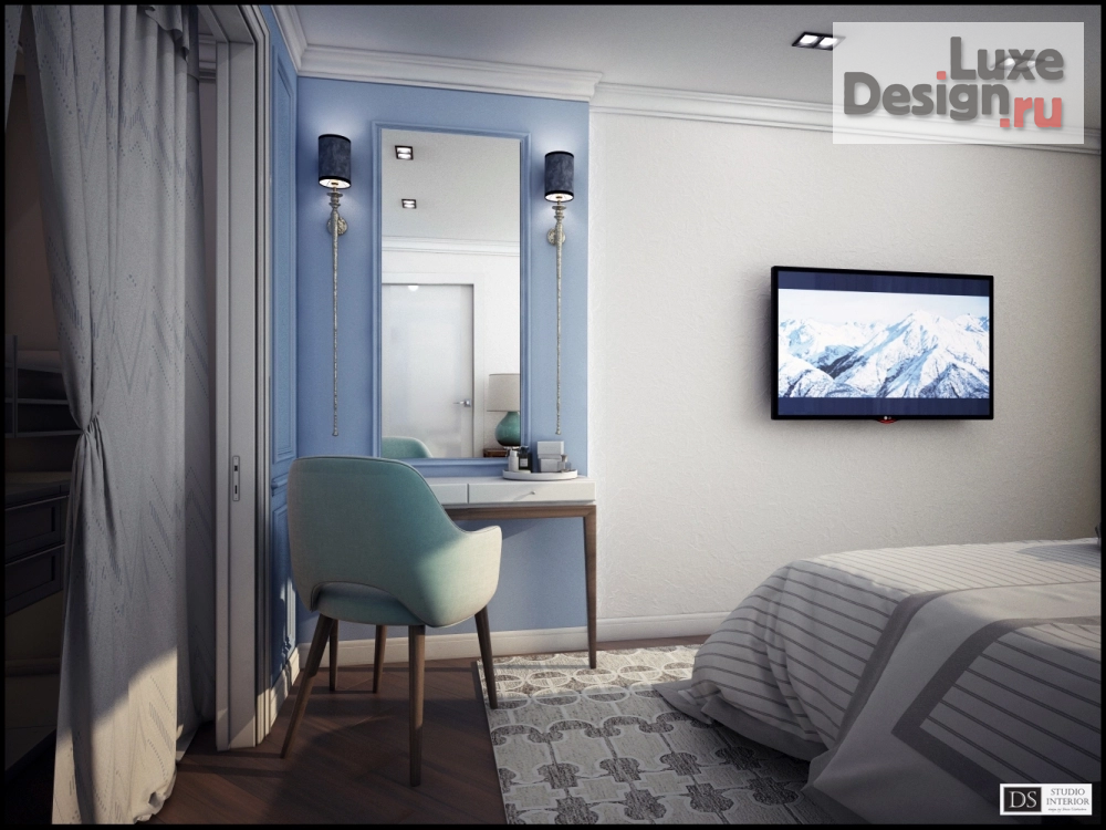 Дизайн интерьера спальни "Дизайн интерьера квартиры" (фото 9)