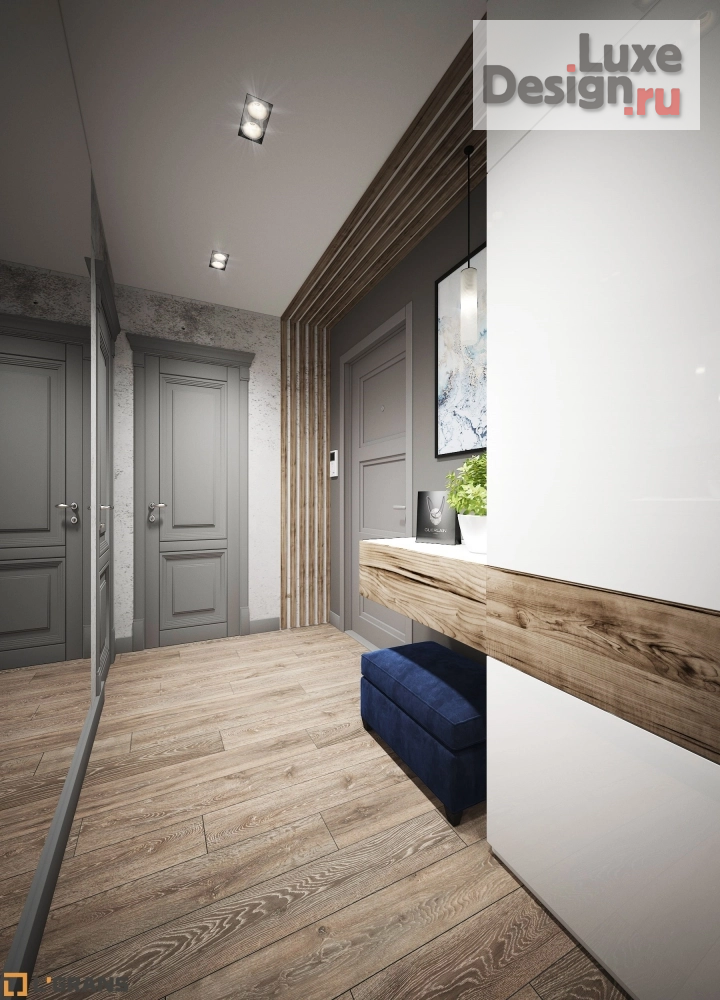 Дизайн интерьера двухкомнатной квартиры "Дизайн интерьера 2к. квартиры в ЖК Культура" (фото 12)