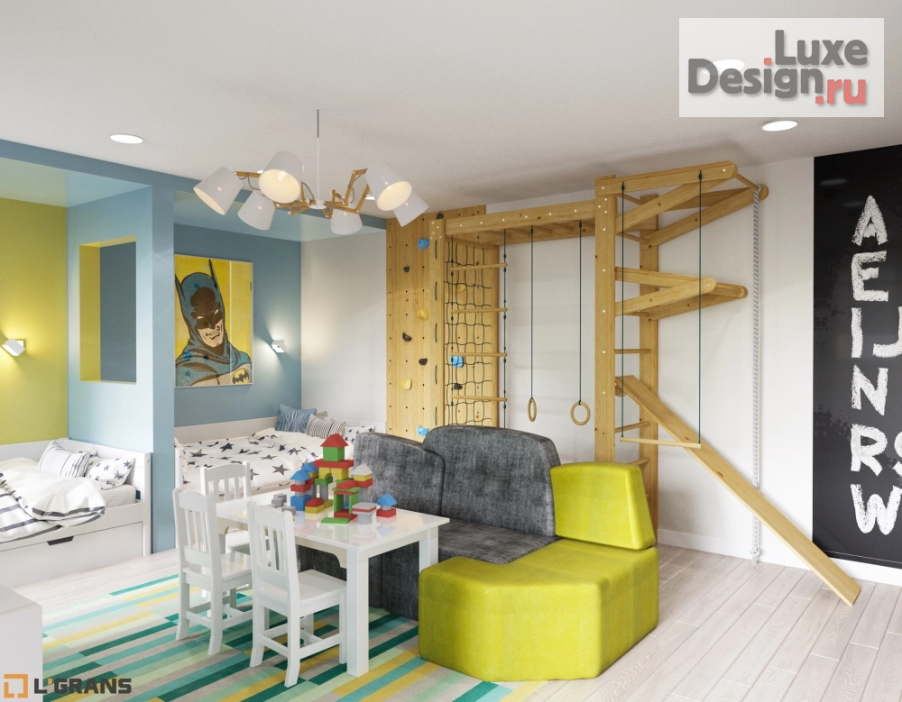 Дизайн интерьера четырехкомнатной квартиры "Дизайн проект интерьера квартиры по улице Льва Толстого в Хабаровске" (фото 12)