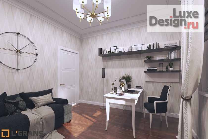 Дизайн интерьера коттеджа "Дизайн интерьера 1 этажа коттеджа в п. Ракитное " (фото 12)