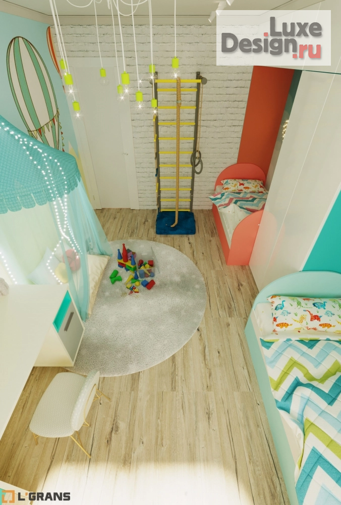 Дизайн интерьера трехкомнатной квартиры "Дизайн интерьера 3к. квартиры 71 кв.м. по ул. Краснореченская, 163 г. Хабаровск." (фото 13)