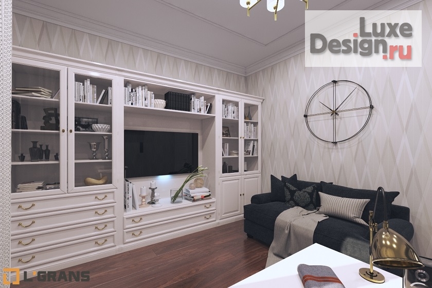 Дизайн интерьера коттеджа "Дизайн интерьера 1 этажа коттеджа в п. Ракитное " (фото 13)