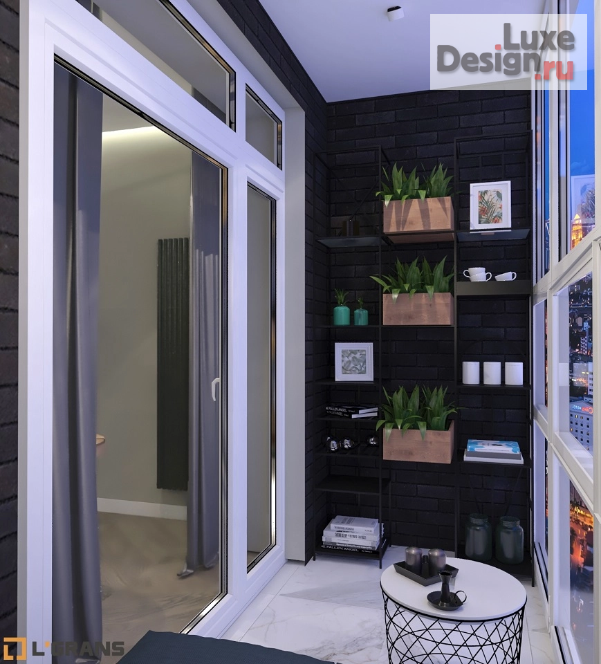 Дизайн интерьера двухкомнатной квартиры "Дизайн интерьера 2к. квартиры студии в ЖК Культура" (фото 13)