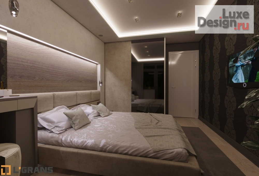 Дизайн интерьера трехкомнатной квартиры "Дизайн интерьера 3к. квартиры 71 кв.м. по ул. Краснореченская, 163 г. Хабаровск." (фото 16)