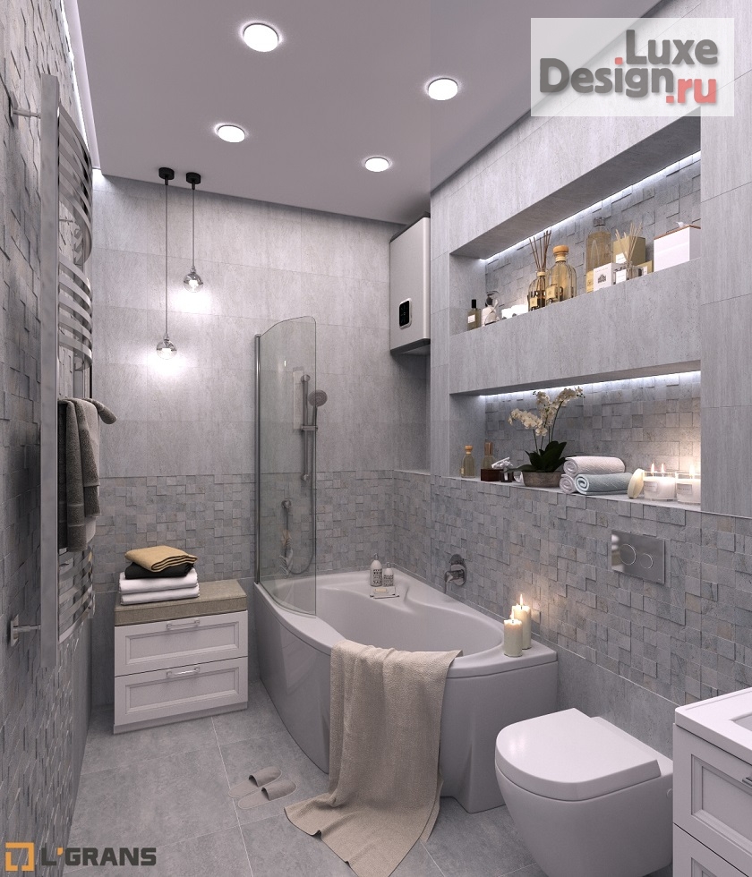 Дизайн интерьера коттеджа "Дизайн интерьера 1 этажа коттеджа в п. Ракитное " (фото 17)