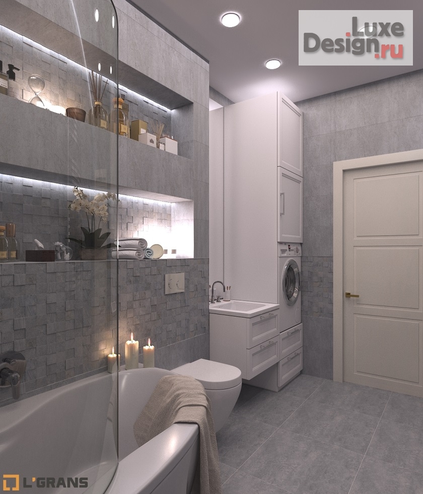 Дизайн интерьера коттеджа "Дизайн интерьера 1 этажа коттеджа в п. Ракитное " (фото 18)