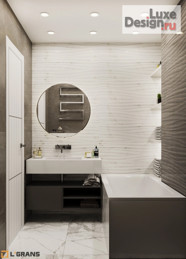 Дизайн интерьера таунхауса "Дизайн интерьера 2х уровневой квартиры в ЖК Greenville" (фото 18)