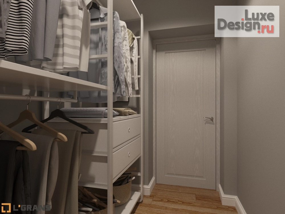 Дизайн интерьера четырехкомнатной квартиры "Дизайн интерьера 4к. квартиры по ул. Московская в Хабаровске" (фото 10)