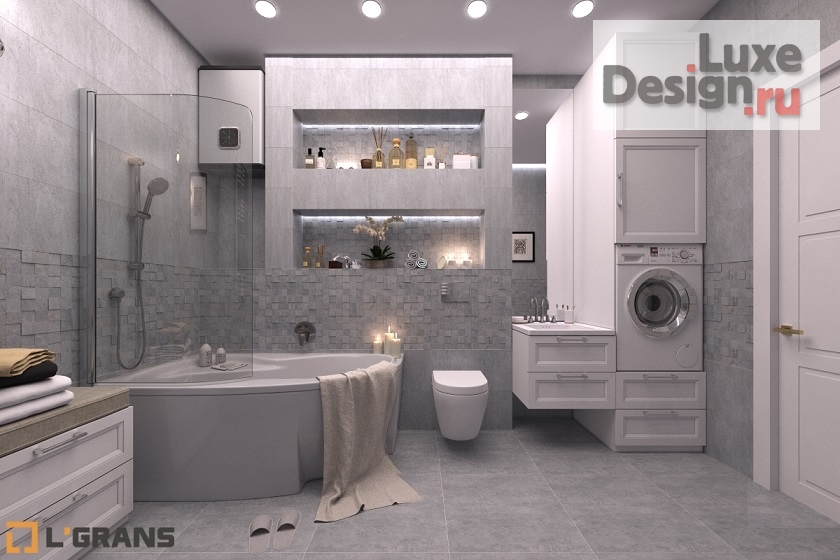 Дизайн интерьера коттеджа "Дизайн интерьера 1 этажа коттеджа в п. Ракитное " (фото 20)