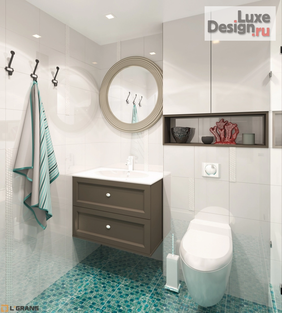 Дизайн интерьера четырехкомнатной квартиры "Дизайн проект интерьера квартиры по улице Льва Толстого в Хабаровске" (фото 20)