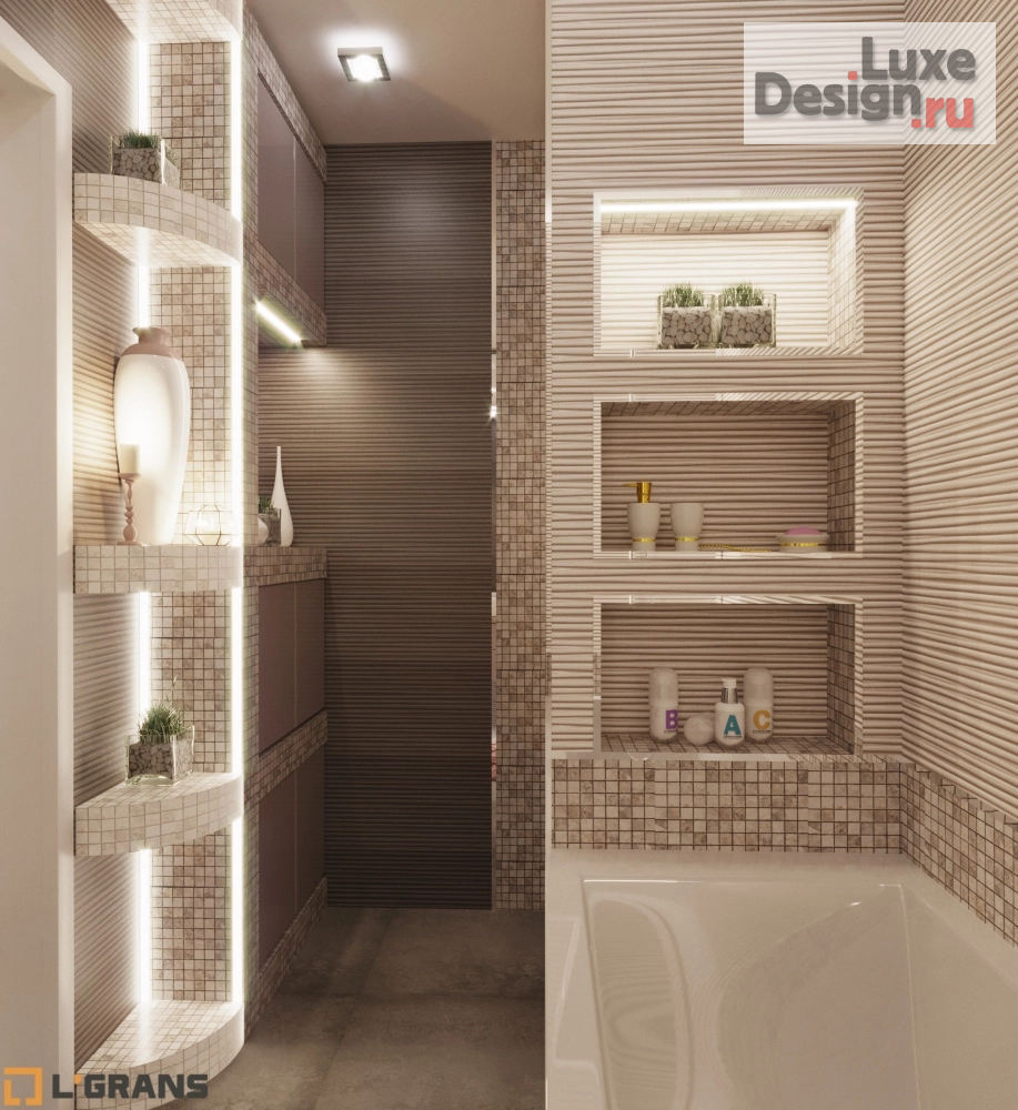 Дизайн интерьера трехкомнатной квартиры "Дизайн интерьера 3к. квартиры 71 кв.м. по ул. Краснореченская, 163 г. Хабаровск." (фото 22)