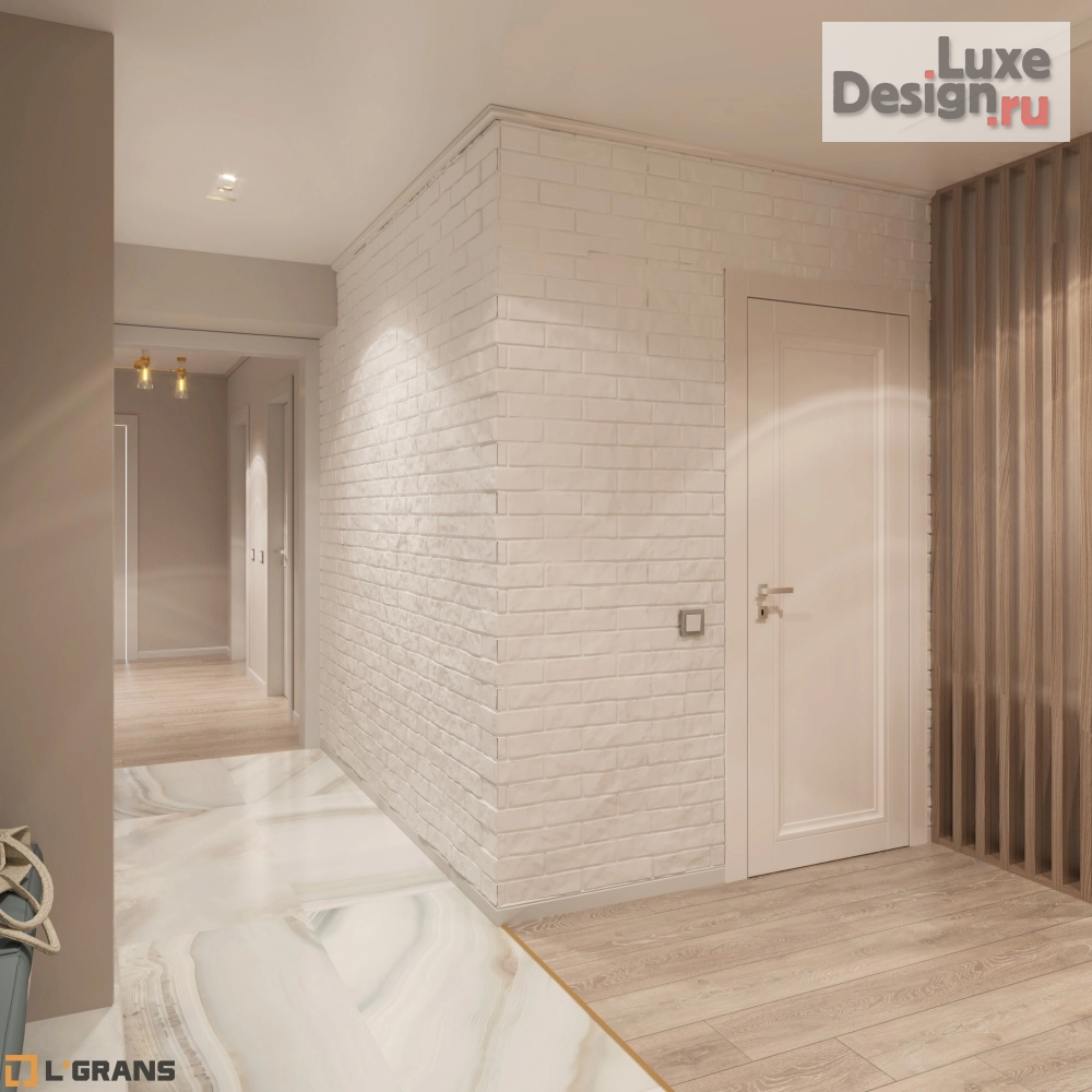 Дизайн интерьера четырехкомнатной квартиры "Дизайн проект интерьера квартиры по улице Льва Толстого в Хабаровске" (фото 23)