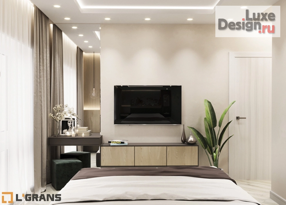 Дизайн интерьера таунхауса "Дизайн интерьера 2х уровневой квартиры в ЖК Greenville" (фото 5)