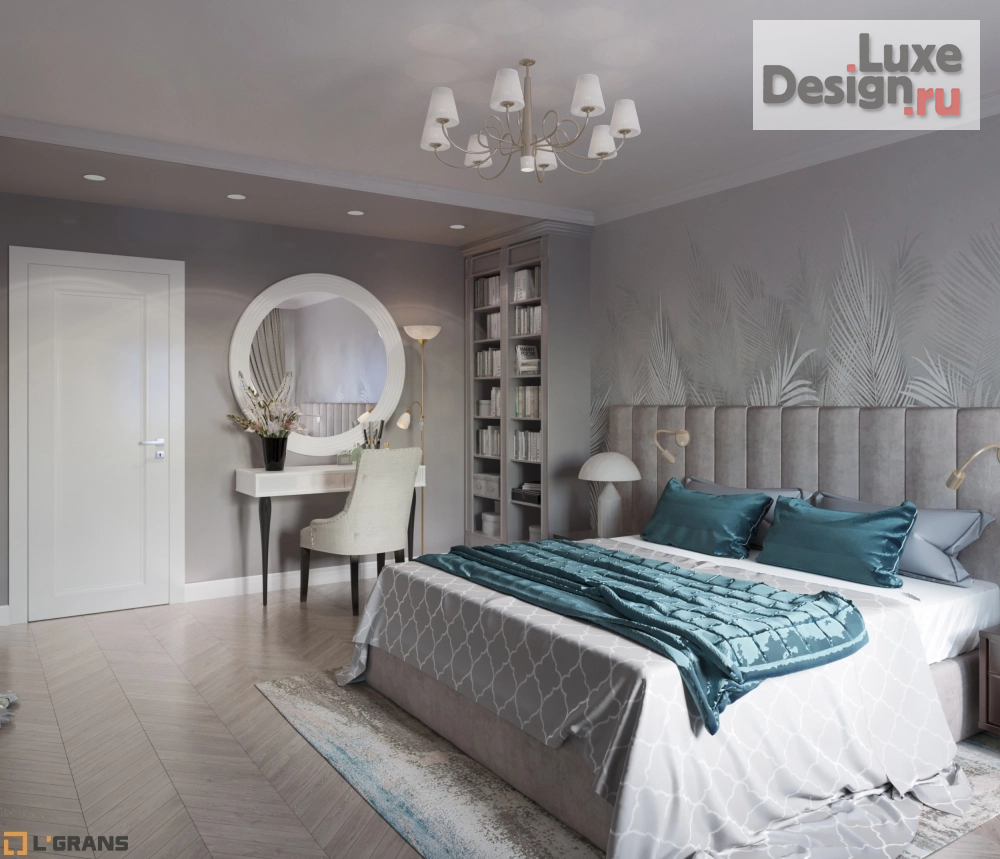 Дизайн интерьера четырехкомнатной квартиры "Дизайн проект интерьера квартиры по улице Льва Толстого в Хабаровске" (фото 6)