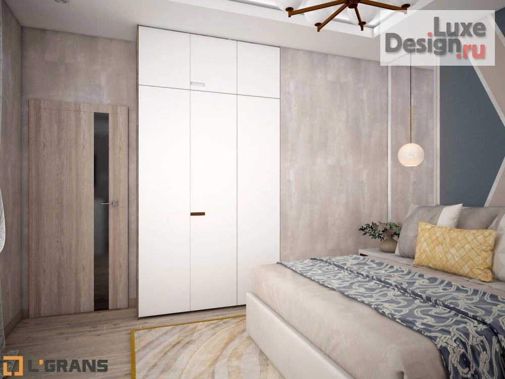 Дизайн интерьера двухкомнатной квартиры "Дизайн проект интерьера квартиры по улице Владивостокская в Хабаровске" (фото 6)