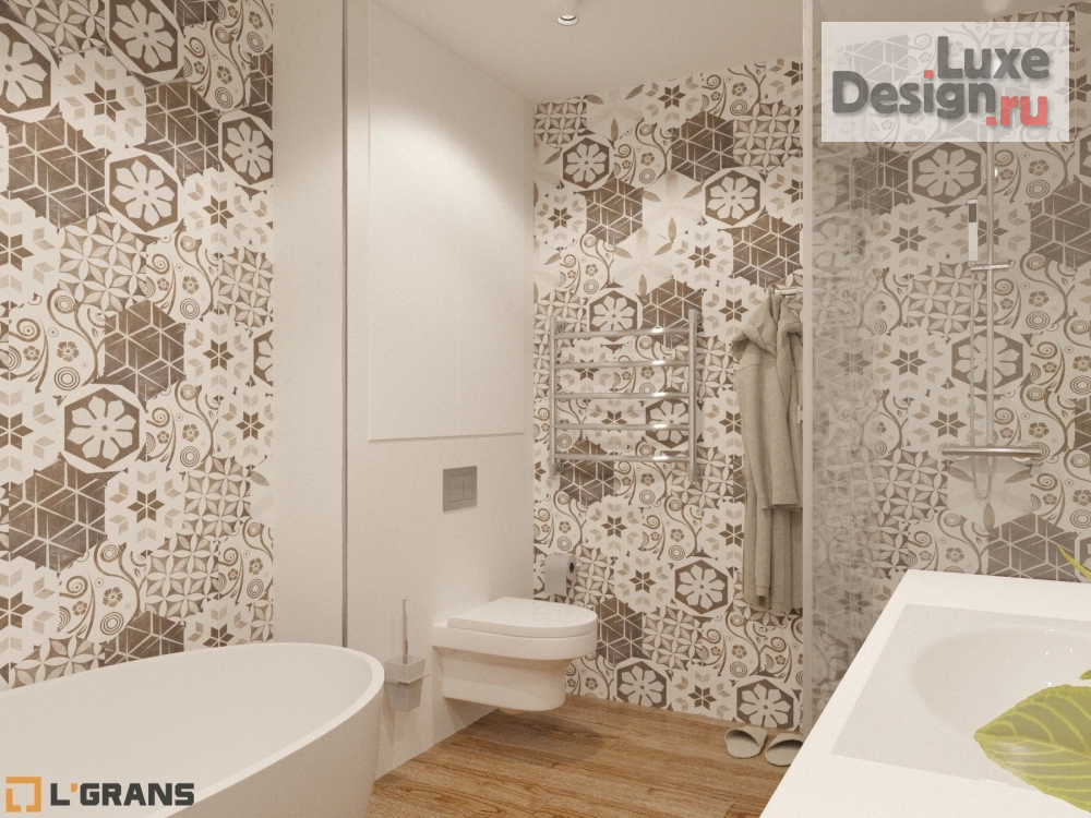 Дизайн интерьера четырехкомнатной квартиры "Дизайн интерьера 4к. квартиры по ул. Московская в Хабаровске" (фото 18)