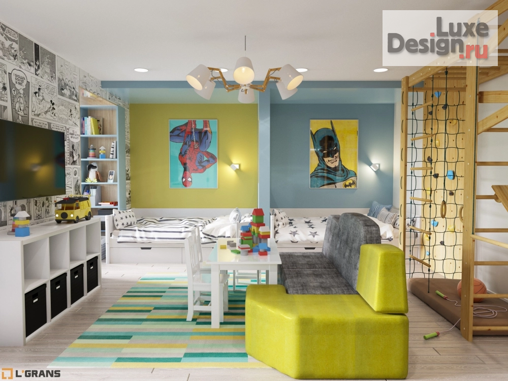 Дизайн интерьера четырехкомнатной квартиры "Дизайн проект интерьера квартиры по улице Льва Толстого в Хабаровске" (фото 9)