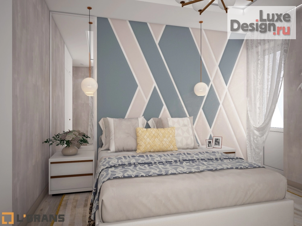 Дизайн интерьера двухкомнатной квартиры "Дизайн проект интерьера квартиры по улице Владивостокская в Хабаровске" (фото 8)